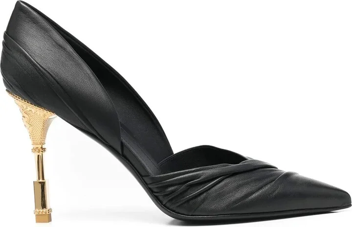 Moneta 100mm leather pumps