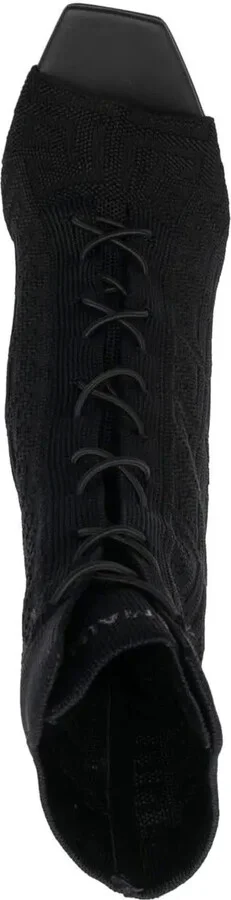 Moneta monogram lace-up boots - Image 4