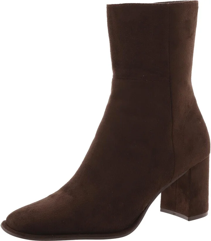 MONICAA Womens Zipper Manmade Mid-Calf Boots