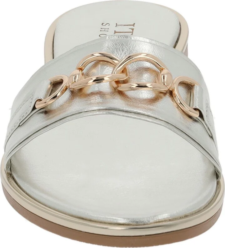 Monik Chain Flat Slide Sandal - Image 2