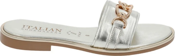 Monik Chain Flat Slide Sandal - Image 4