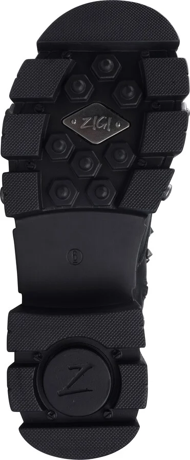 Monik Stud Lug Sole Combat Boot - Image 6