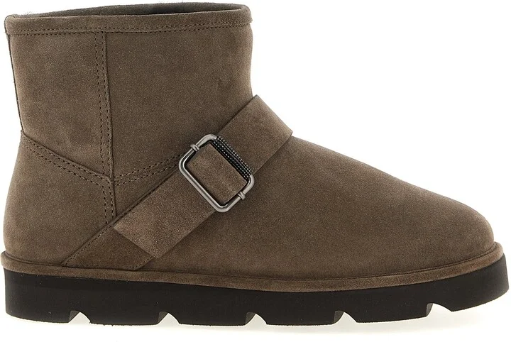 Monile Ankle Boots Boots And Ankle Boots Gray
