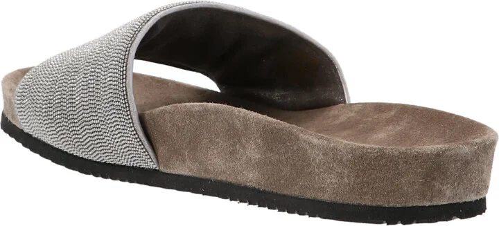 'monile' Suede Slides - Image 2