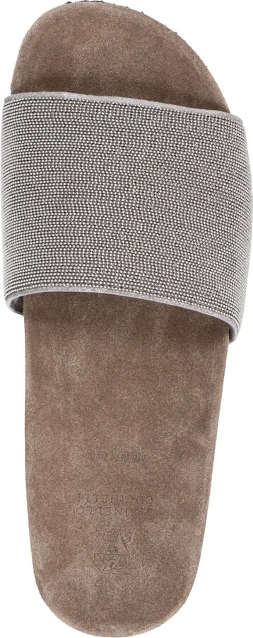 'monile' Suede Slides - Image 3
