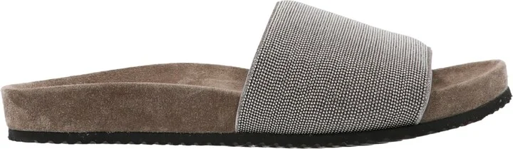 'monile' Suede Slides
