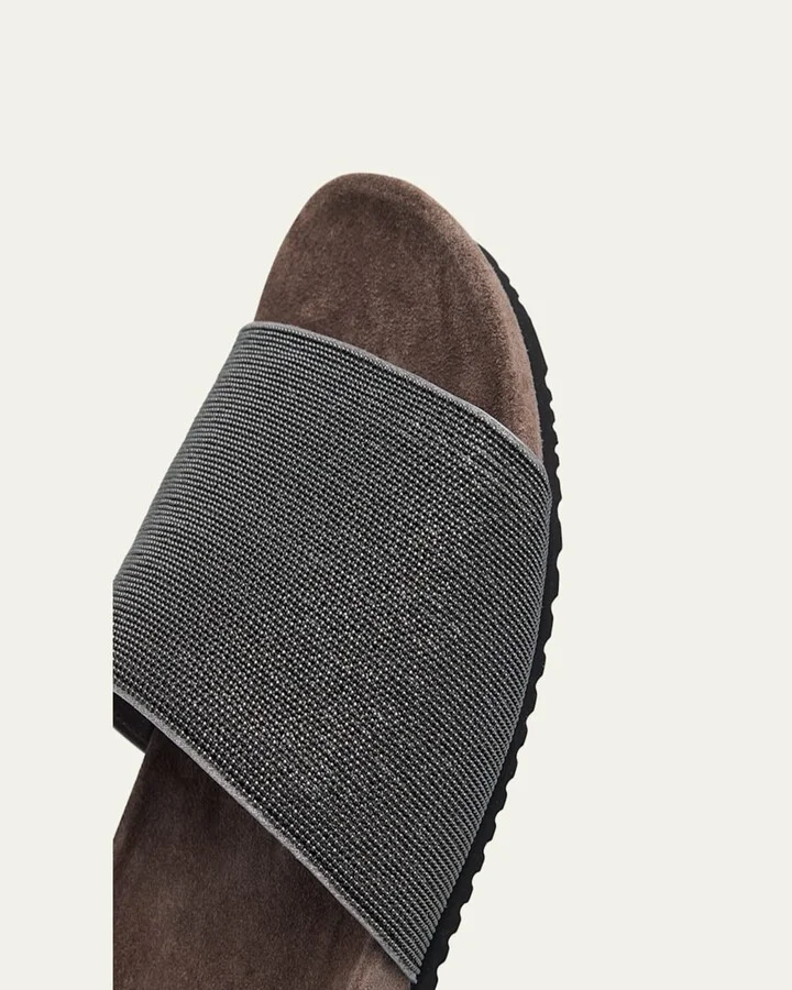 Monili Band Flat Pool Sandals - Image 5