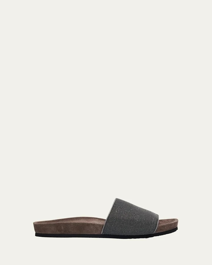 Monili Band Flat Pool Sandals