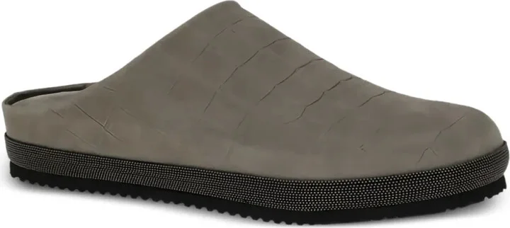 Monili chain-detail flat mules - Image 3