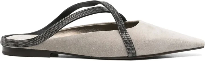 Monili-chain slippers