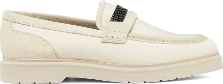Monili-detail loafers