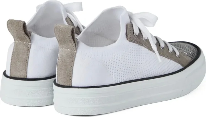 Monili-detail panelled sneakers - Image 3