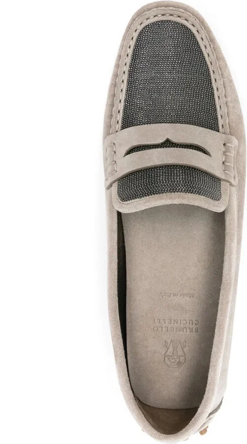 Monili-embellished loafers - Image 4