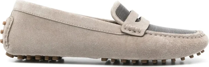 Monili-embellished loafers