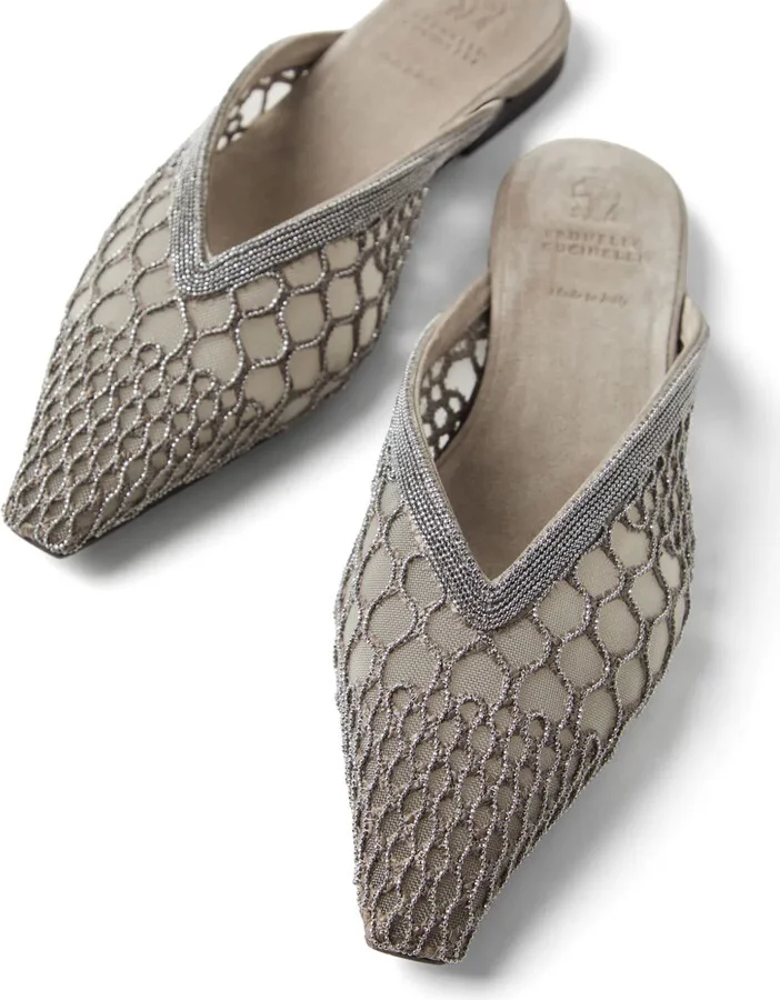Monili-embellished mules - Image 4