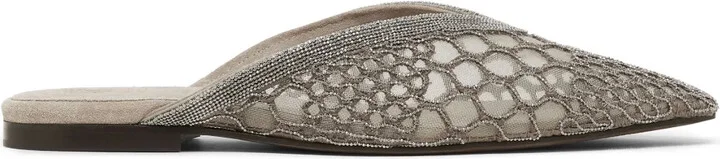Monili-embellished mules