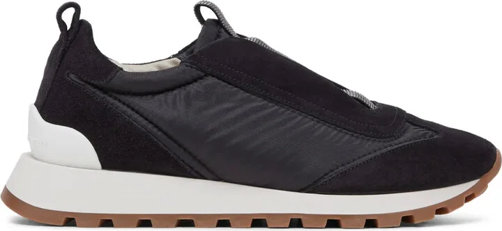 Monili-Embellished Slip-On Sneakers