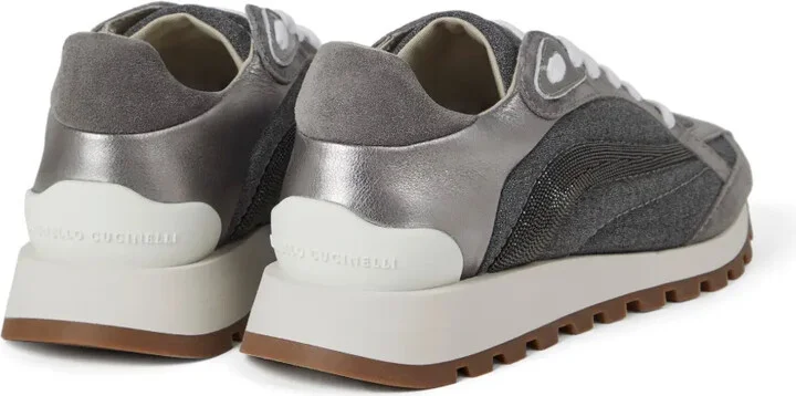 Monili-embellished sneakers - Image 3