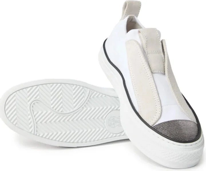 Monili-embellished sneakers - Image 4
