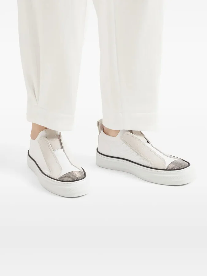 Monili-embellished sneakers - Image 5