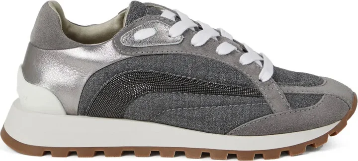 Monili-embellished sneakers