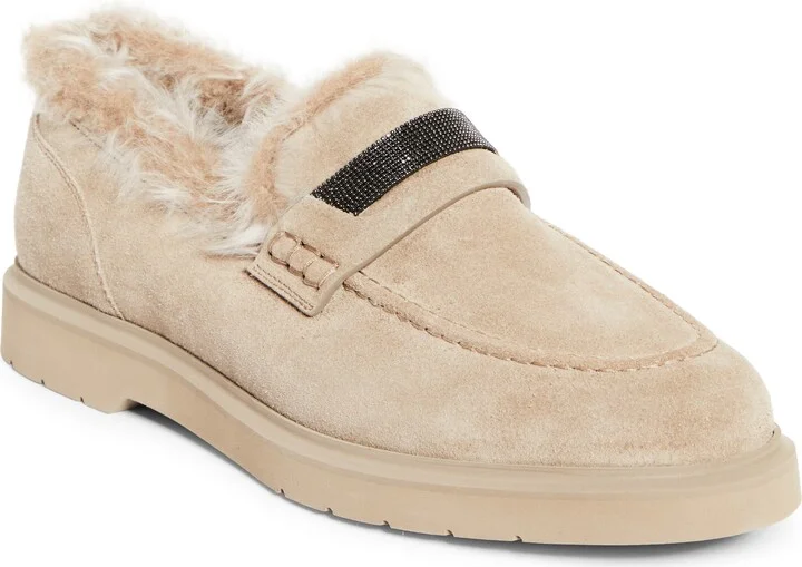 Monili Genuine Shearling Lined Loafer