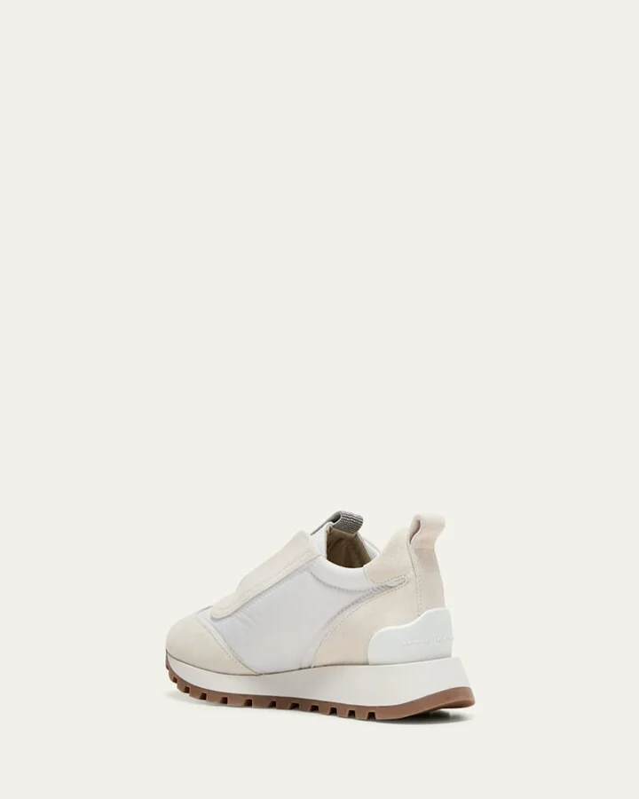 Monili Laceless Suede Sneakers - Image 4