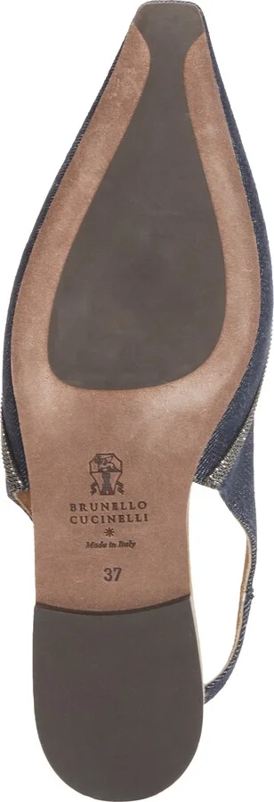 Monili Pointed Toe Slingback Flat - Image 6