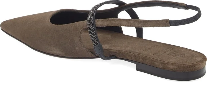 Monili Pointed Toe Slingback Flat - Image 2
