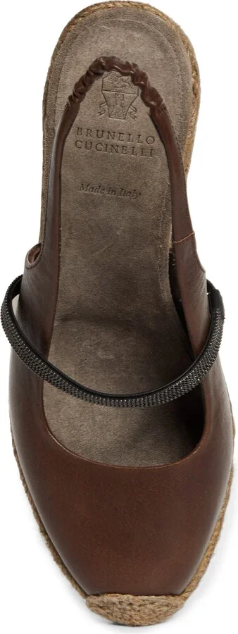 Monili Strap Espadrille Wedge Slingback Pump - Image 3
