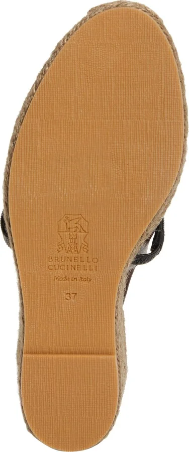 Monili Strap Espadrille Wedge Slingback Pump - Image 4
