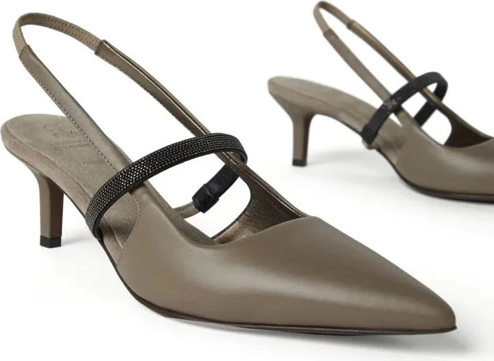 Monili-strap slingback pumps - Image 4