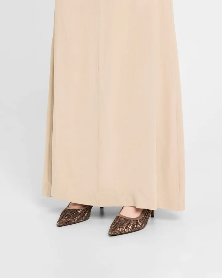 Monili Suede Kitten-Heel Slingback Pumps - Image 2