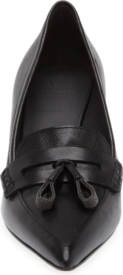 Monili Tassel Kitten Heel Pump - Image 4