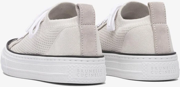 Monili-Toe Knitted Low-Top Sneakers - Image 3