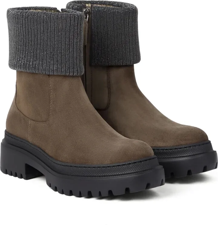 Monili-Trim block-heel ankle boots - Image 2