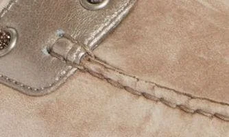 Monili Trim Metallic Leather & Suede Driving Shoe - Image 7