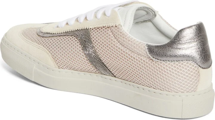 Monili Trim Mixed Media Low Top Sneaker - Image 2