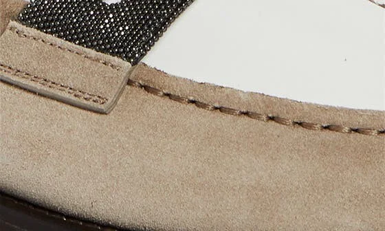 Monili Trim Mixed Media Penny Loafer - Image 7