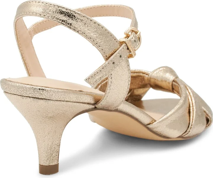 Monique Ankle Strap Kitten Heel Sandal - Image 2