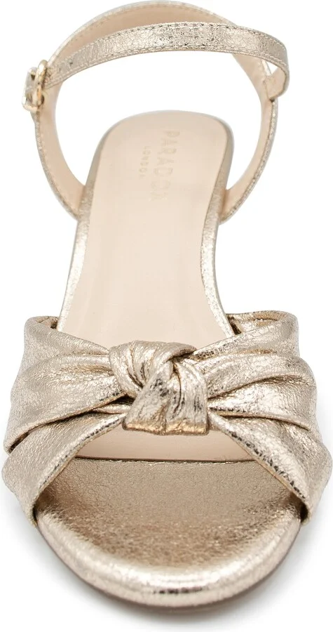 Monique Ankle Strap Kitten Heel Sandal - Image 4