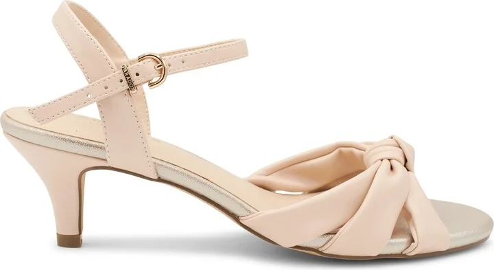 Monique Ankle Strap Kitten Heel Sandal - Image 3