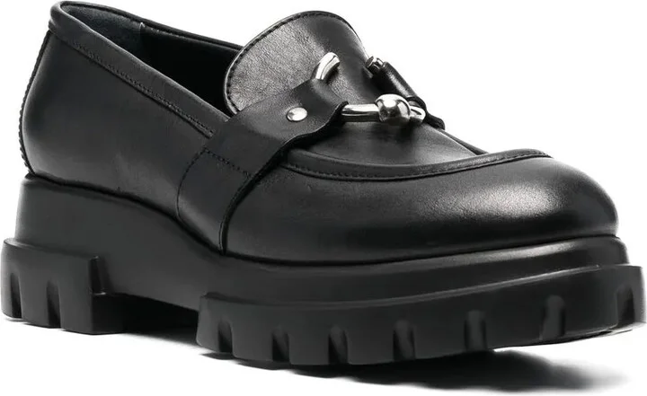 Monique chunky sole leather loafers - Image 2