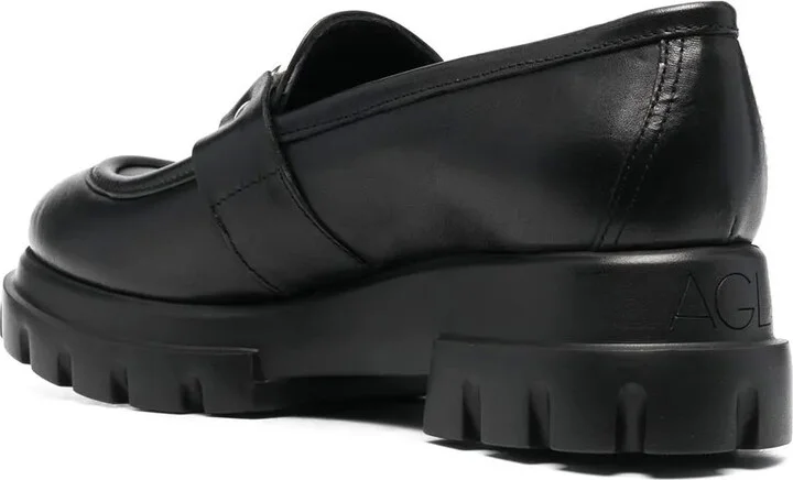 Monique chunky sole leather loafers - Image 3