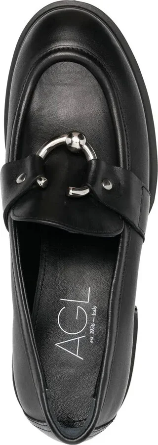 Monique chunky sole leather loafers - Image 4