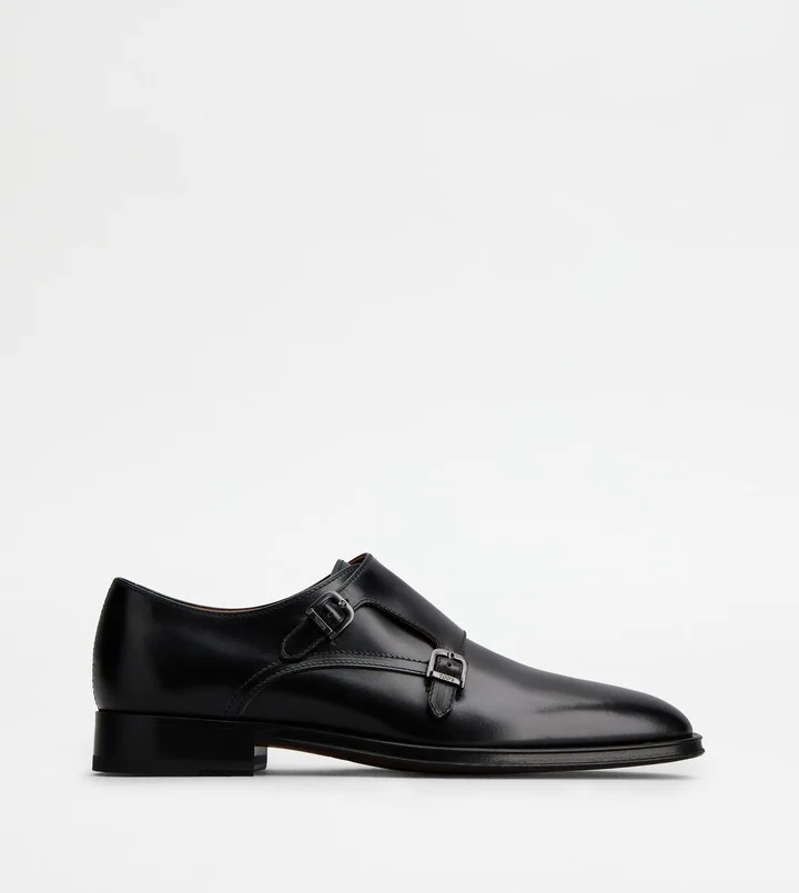 Monkstraps in Leather