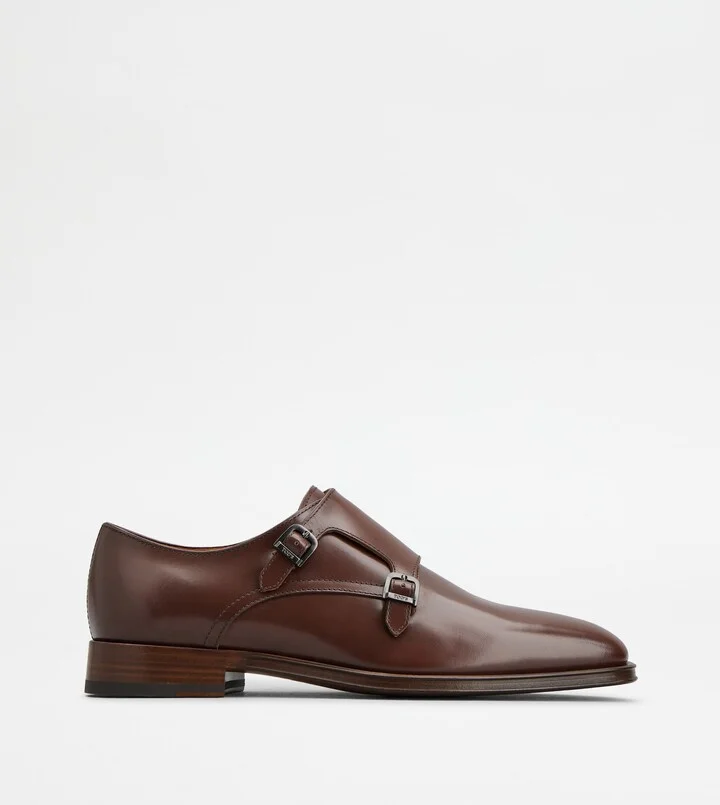 Monkstraps in Leather