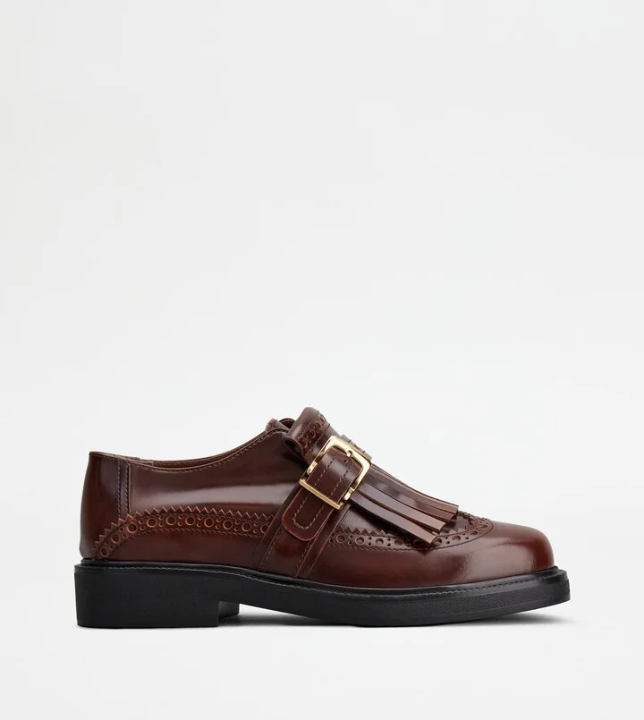 Monkstraps in Leather