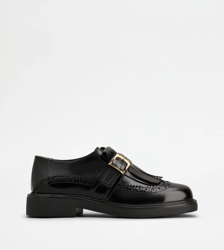 Monkstraps in Leather