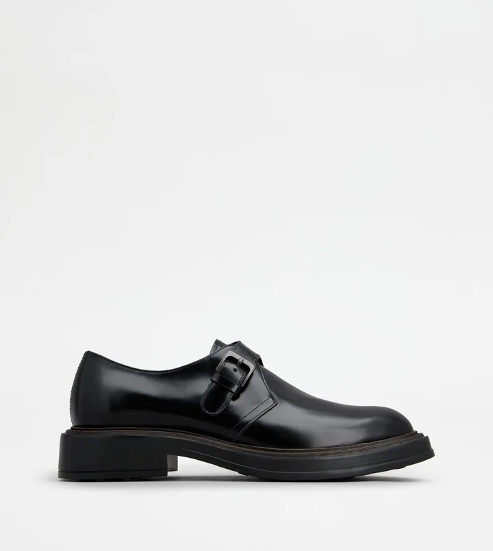 Monkstraps in Leather